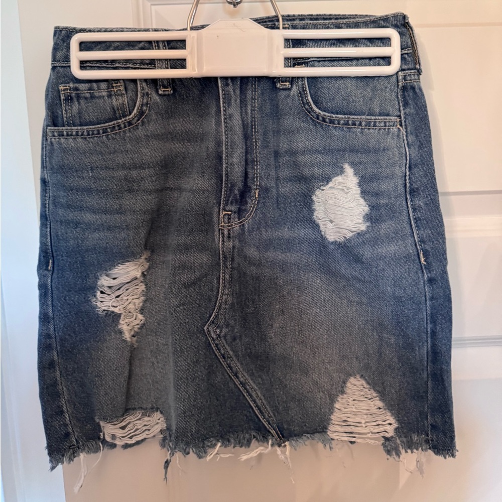 Hollister Blue Mini Pencil Skirt